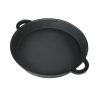 Garnek żeliwny patelnia do pieca opalanego drewnem 46 cm duża