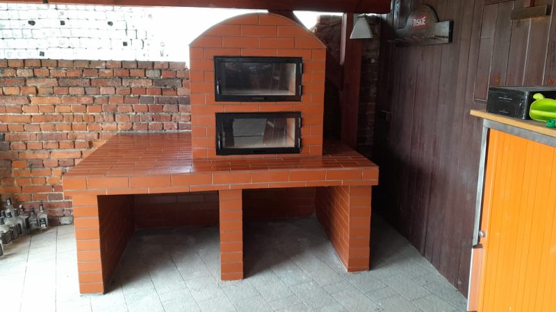 Piec kaflowy – szczegół konstrukcji
