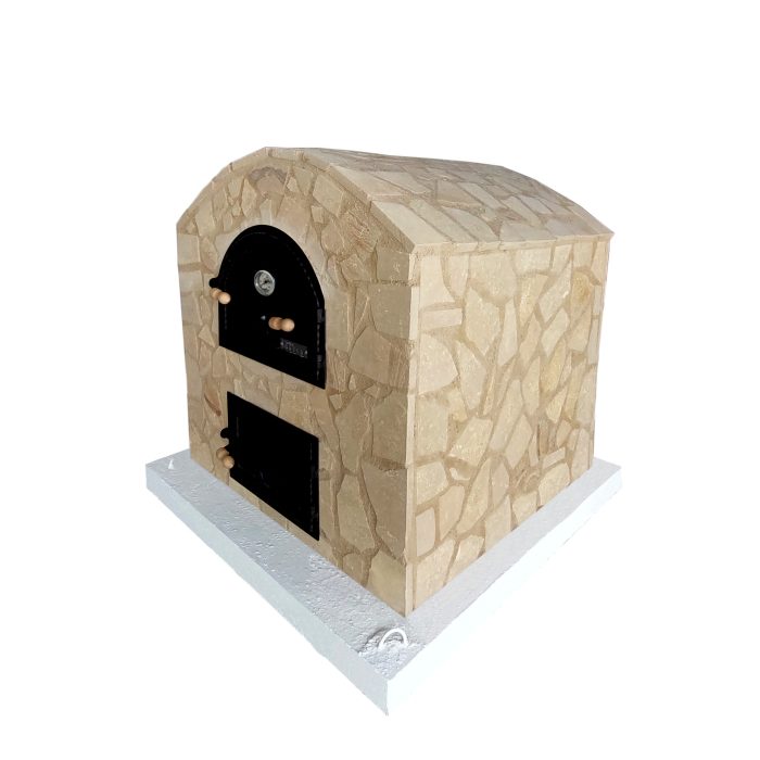DUO 60x50 piec chlebowy i do pizzy niebezpośrednio dopalany gotowo murowany w piaskowcu