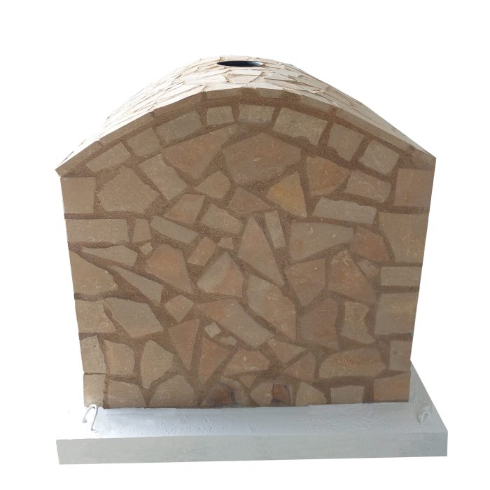 DUO 60x50 piec chlebowy i do pizzy niebezpośrednio dopalany gotowo murowany w piaskowcu - obrazek 6