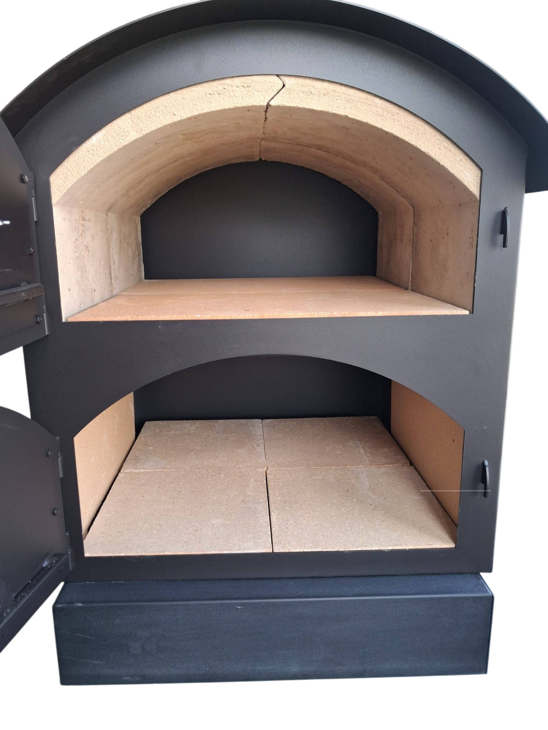 DUO BLACK piec chlebowy i do pizzy niebezpośrednio dopalany metalowy czarny - obrazek 11