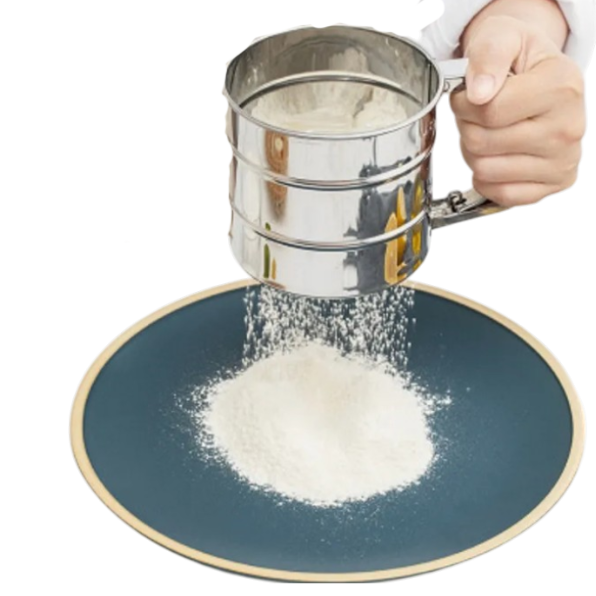PRZESIEWACZ do mąki ze stali nierdzewnej 250 g – półautomatyczny - obrazek 2