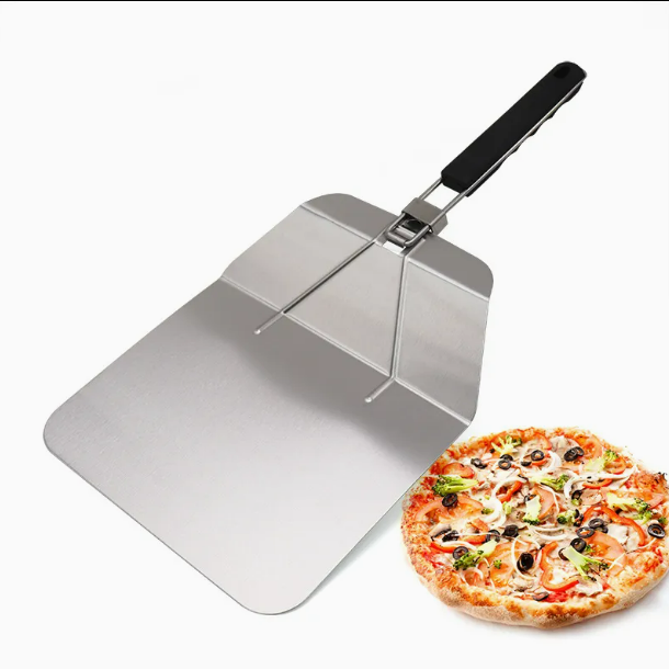Łopatka do Pizzy ze Stali Nierdzewnej Składana ŁOPATA duża 33 × 25,5 × 5 cm - obrazek 4